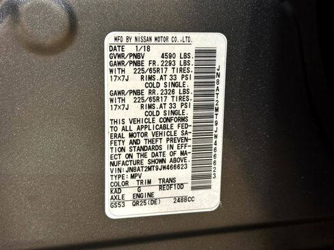 Used 2018 Nissan Rogue S w/ S Value Package image 42