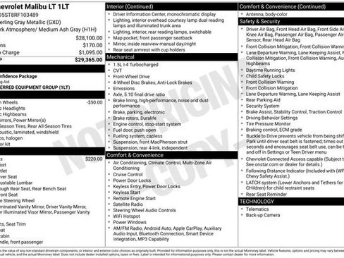 Used 2024 Chevrolet Malibu LT FWD image 10