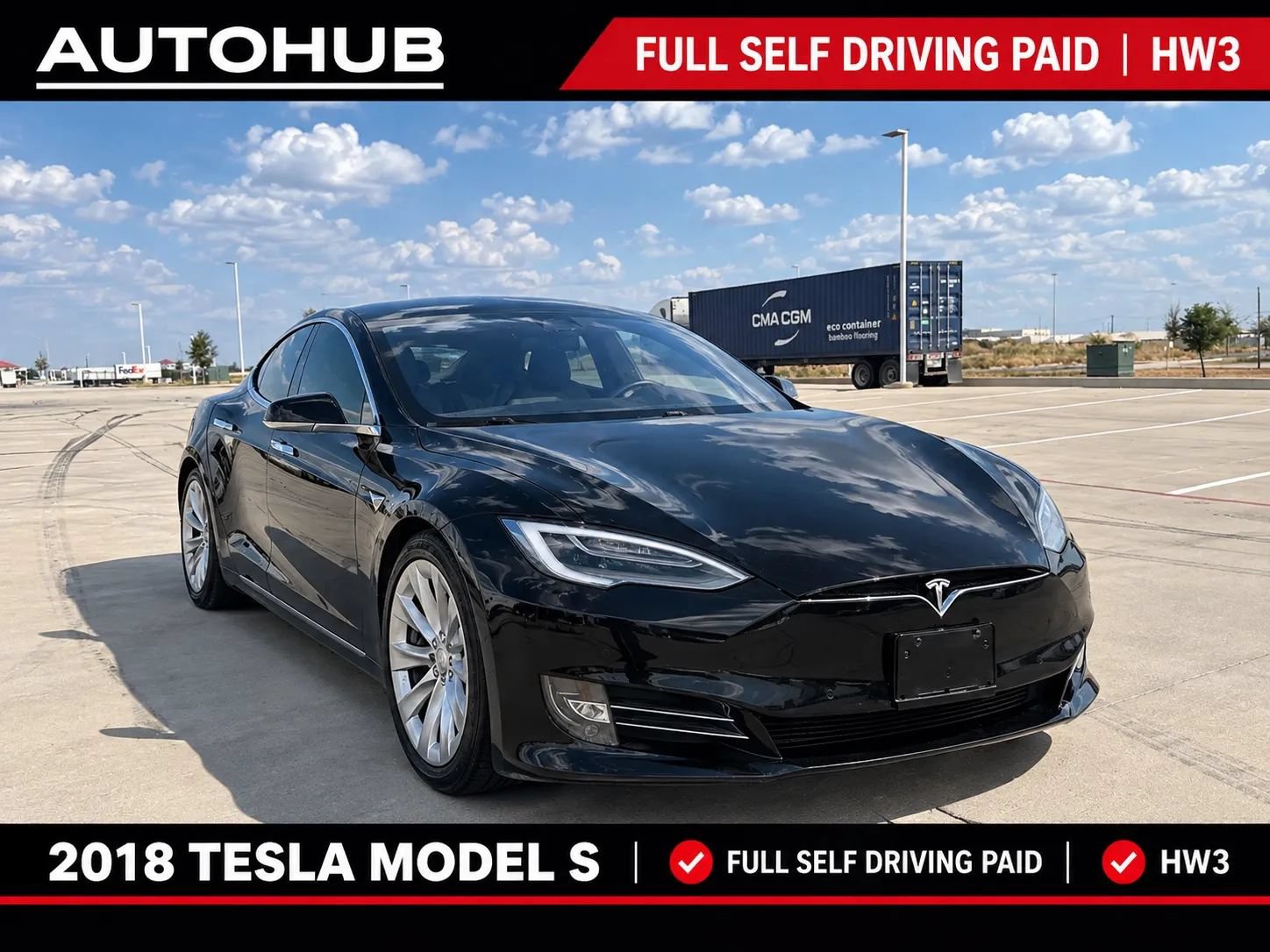 Used 2018 Tesla Model S 75D AWD/4WD image 1