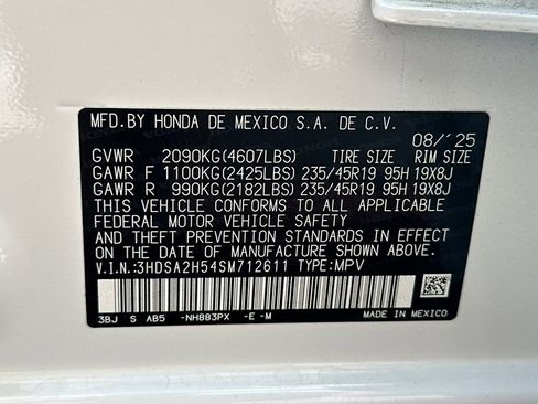 Certified 2025 Acura ADX A-Spec AWD/4WD image 30