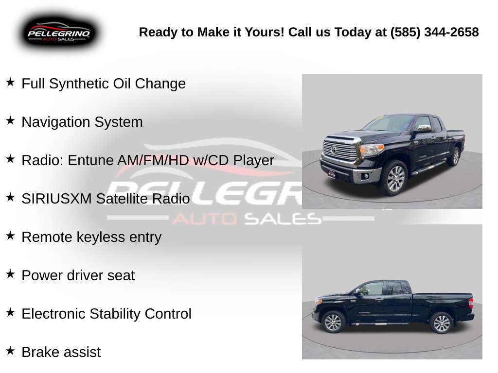 Used 2017 Toyota Tundra Limited w/ Limited Premium Package AWD/4WD image 5
