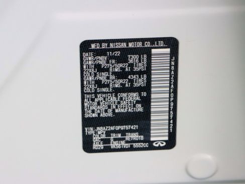 Used 2023 INFINITI QX80 Premium Select w/ Cargo Package image 37