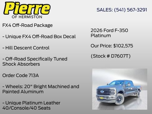 New 2026 Ford F350 Platinum AWD/4WD image 6