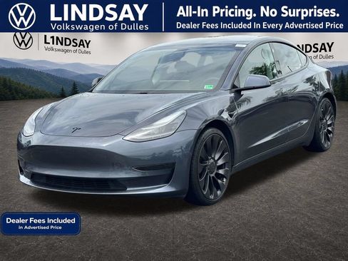 Used 2021 Tesla Model 3 Performance AWD/4WD image 4