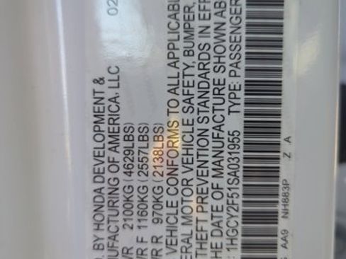 Certified 2025 Honda Accord Sport image 26