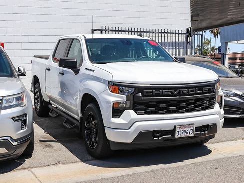 Used 2023 Chevrolet Silverado 1500 Custom w/ LPO, Dark Essentials Package RWD image 3