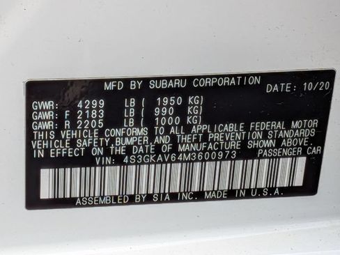 Used 2021 Subaru Impreza 2.0i Premium AWD/4WD image 37