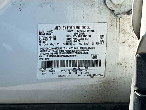Used 2022 Ford Explorer Timberline AWD/4WD image 31
