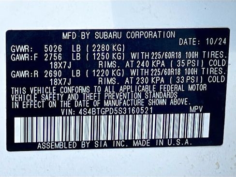 Used 2025 Subaru Outback Touring XT w/ Popular Package #2 AWD/4WD image 34