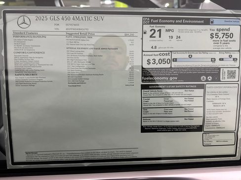 New 2025 Mercedes-Benz GLS 450 4MATIC image 19