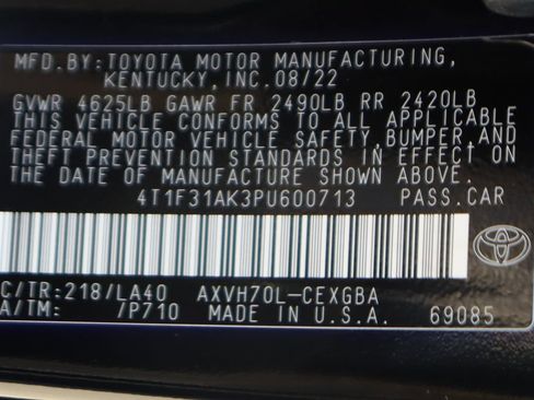 Used 2023 Toyota Camry XLE FWD image 47