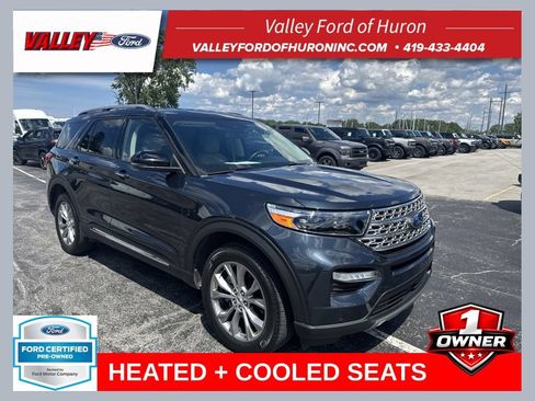 Certified 2023 Ford Explorer Limited w/ Equipment Group 301A AWD/4WD image 1