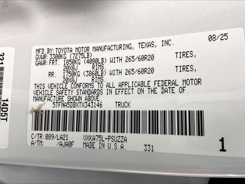 Used 2026 Toyota Tundra Platinum image 34