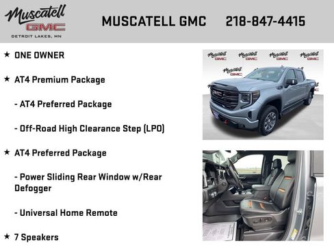 Used 2025 GMC Sierra 1500 AT4 w/ AT4 Premium Package AWD/4WD image 6
