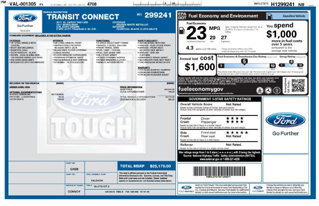Used 2017 Ford Transit Connect XL FWD image 22