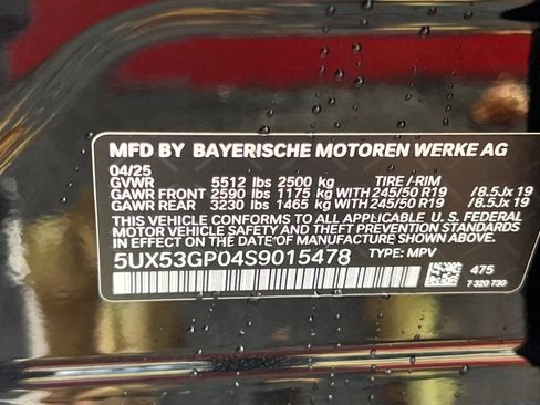 Used 2025 BMW X3 xDrive30i w/ Convenience Package image 20