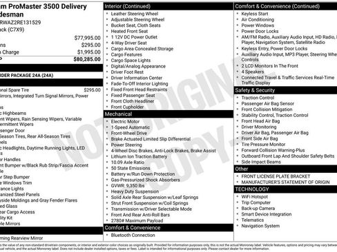 Used 2024 RAM ProMaster 3500 image 17