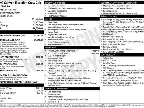 Used 2024 GMC Canyon Elevation w/ Elevation Premium Package AWD/4WD image 21