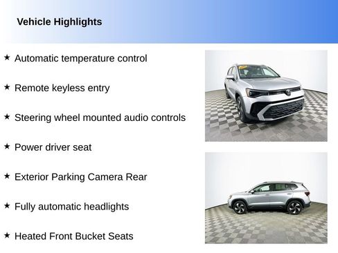 Used 2025 Volkswagen Taos SE AWD/4WD image 2