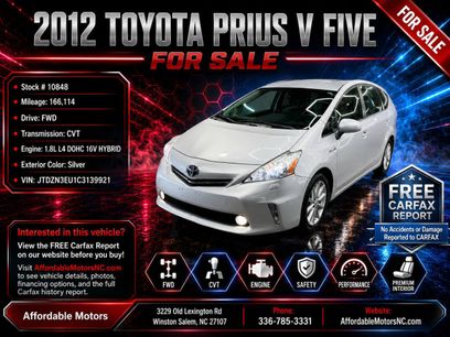Used 2012 Toyota Prius V Five