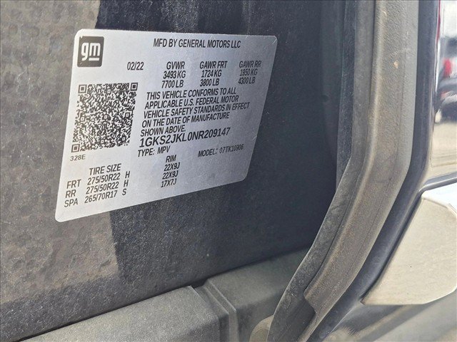 Used 2022 GMC Yukon XL Denali AWD/4WD image 15