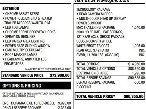Used 2025 GMC Sierra 2500 Denali w/ Denali Reserve Package AWD/4WD image 2