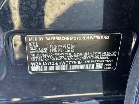 Used 2019 BMW 530i xDrive w/ Premium Package AWD/4WD image 31