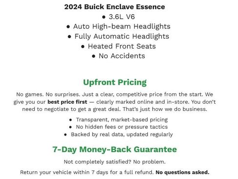 Certified 2024 Buick Enclave Essence w/ Trailering Package, 5000 lbs. image 2