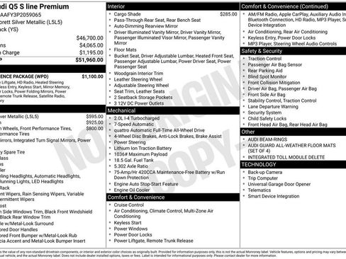 Used 2023 Audi Q5 2.0T Premium w/ Convenience Package AWD/4WD image 5