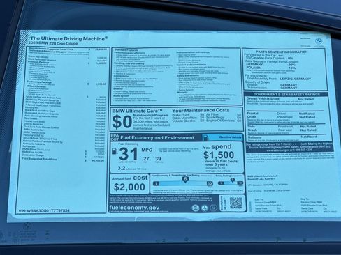 Used 2026 BMW 228i w/ Technology Package FWD image 27