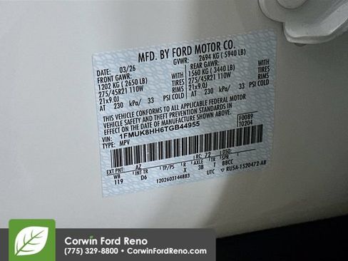 New 2026 Ford Explorer Platinum AWD/4WD image 35
