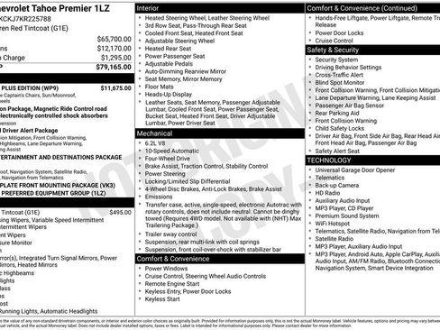 Used 2019 Chevrolet Tahoe Premier w/ Premier Plus Edition AWD/4WD image 17