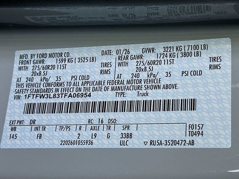 New 2026 Ford F150 XLT w/ Equipment Group 302A MID AWD/4WD image 22