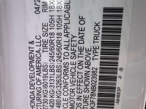 Used 2022 Honda Ridgeline RTL-E image 13