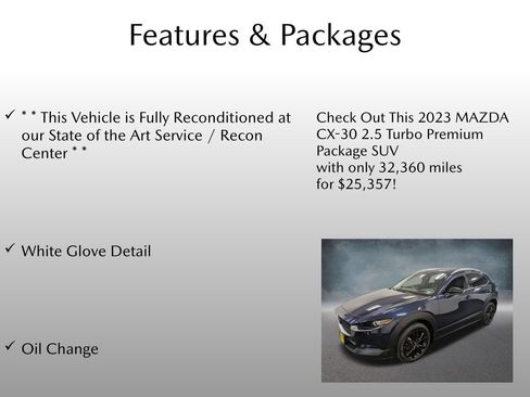 Certified 2023 MAZDA CX-30 2.5 Turbo w/ Premium Package AWD/4WD image 4