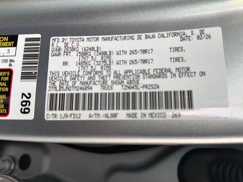Certified 2026 Toyota Tacoma TRD Off-Road AWD/4WD image 41