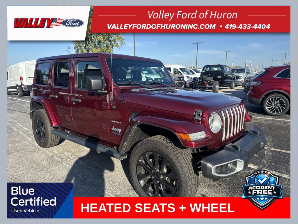 Used 2021 Jeep Wrangler Unlimited Sahara w/ Cold Weather Group AWD/4WD 360° Tour