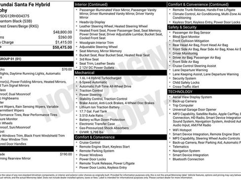 Certified 2024 Hyundai Santa Fe Calligraphy AWD/4WD image 16