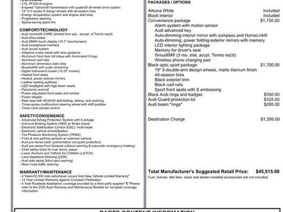 Certified 2025 Audi Q3 2.0T Premium w/ Convenience Package