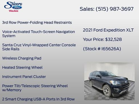 Used 2021 Ford Expedition XLT AWD/4WD image 30