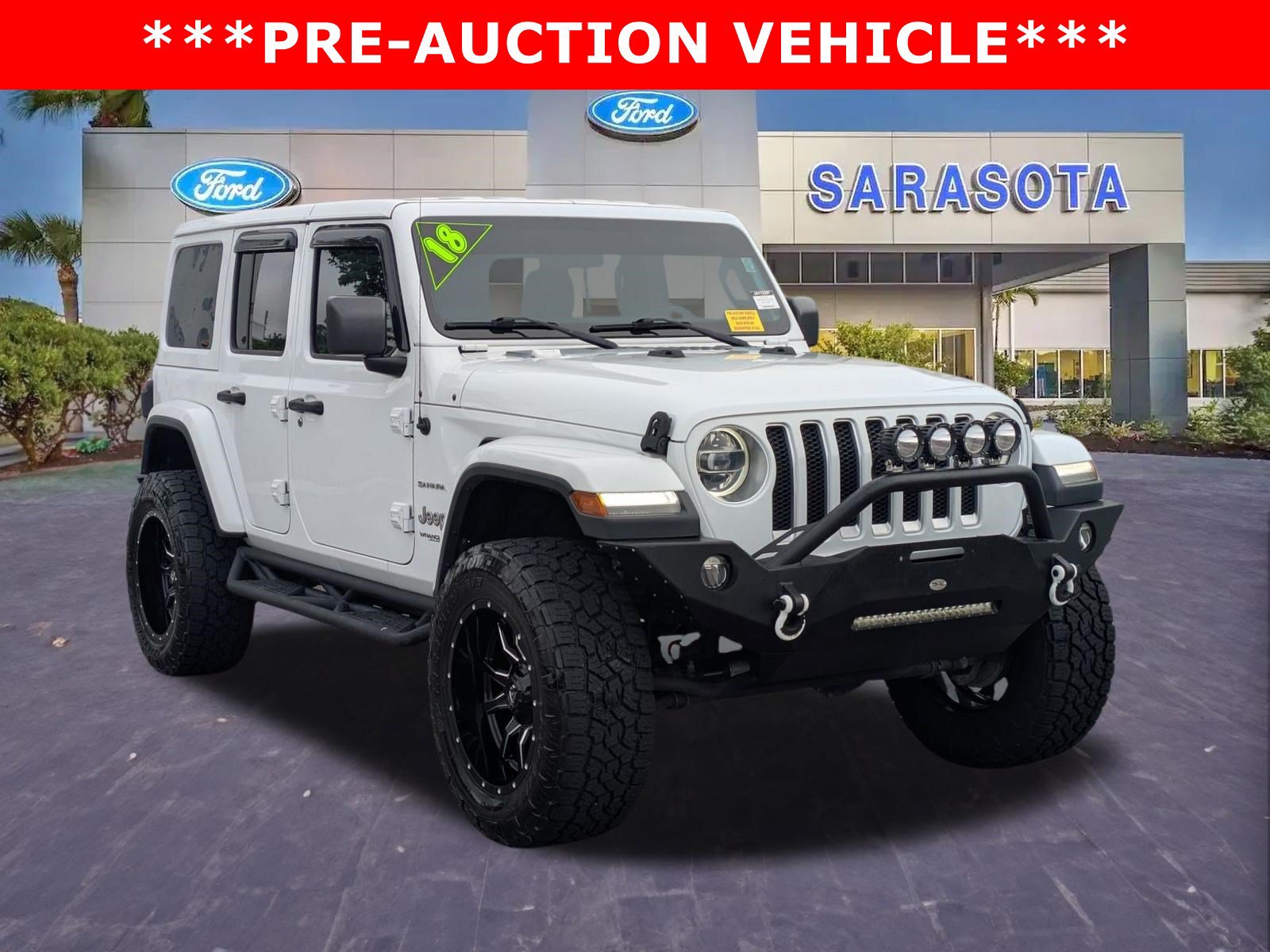 Used 2018 Jeep Wrangler Unlimited Sahara w/ LED Lighting Group AWD/4WD image 1