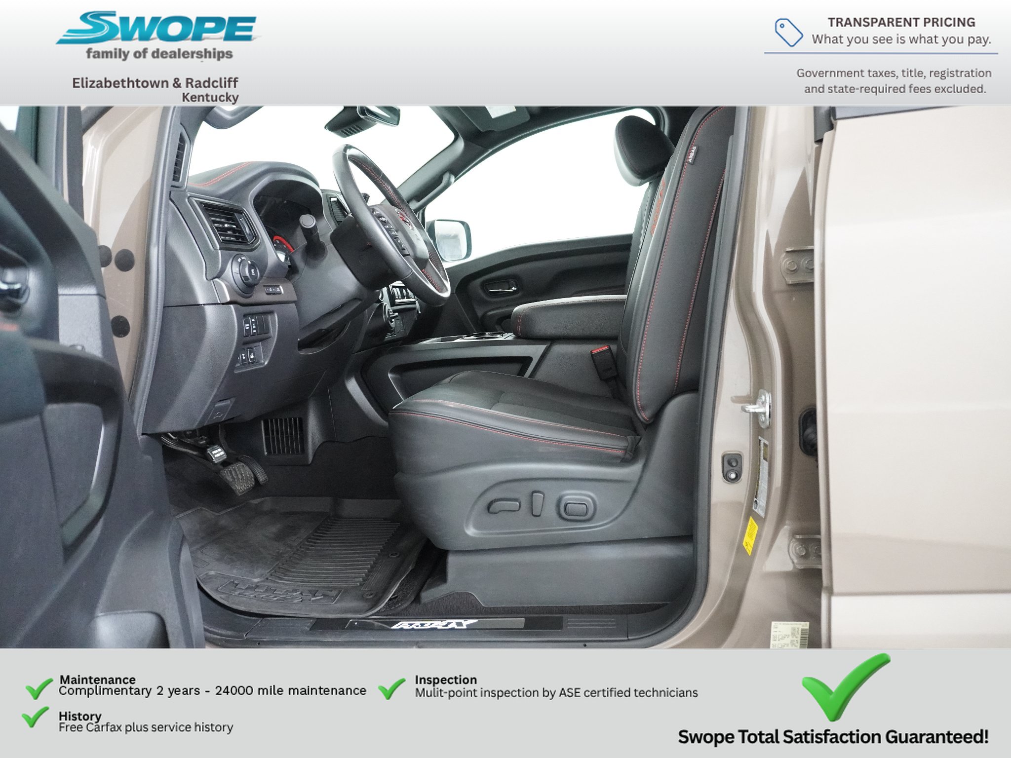 Used 2023 Nissan Titan PRO-4X w/ Off Road Protection Package AWD/4WD image 12