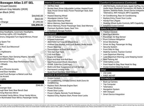 Used 2023 Volkswagen Atlas SEL image 15