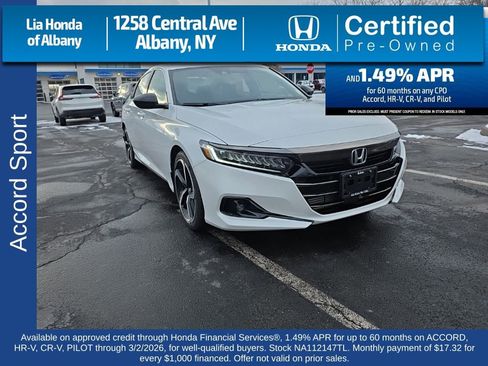 Certified 2022 Honda Accord Sport image 1