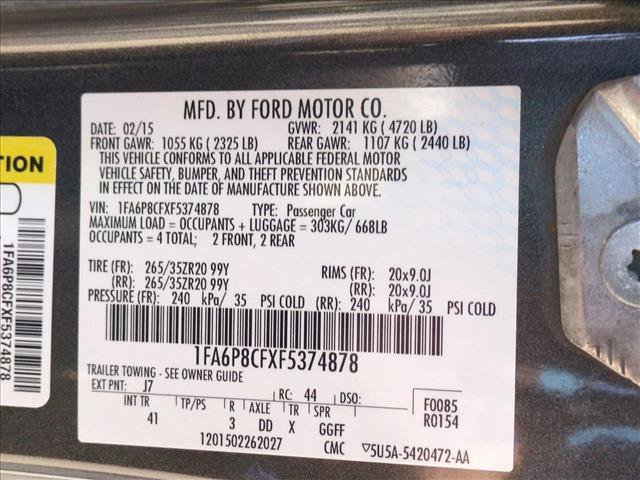 Used 2015 Ford Mustang GT Premium w/ Equipment Group 401A RWD image 23