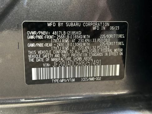 Certified 2024 Subaru Crosstrek 2.0i Premium AWD/4WD image 22