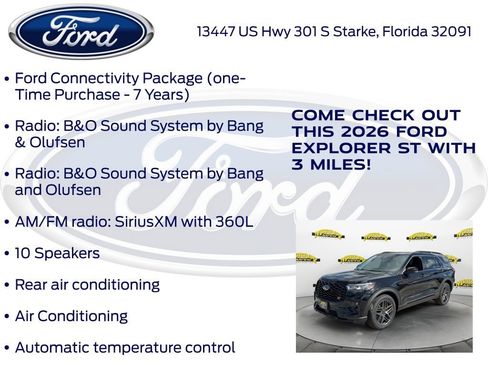 New 2026 Ford Explorer ST w/ Sun And Sound Package AWD/4WD image 25