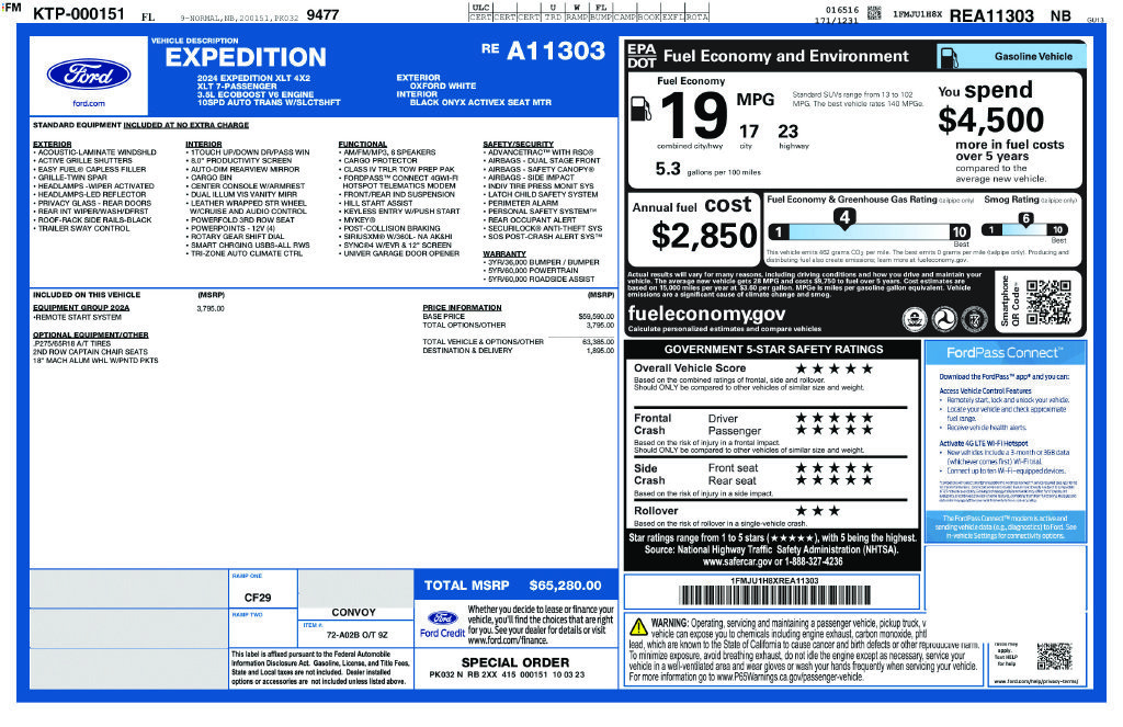 Used 2024 Ford Expedition XLT RWD image 10