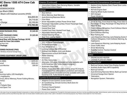 Certified 2025 GMC Sierra 1500 AT4 w/ AT4 Premium Package AWD/4WD image 34