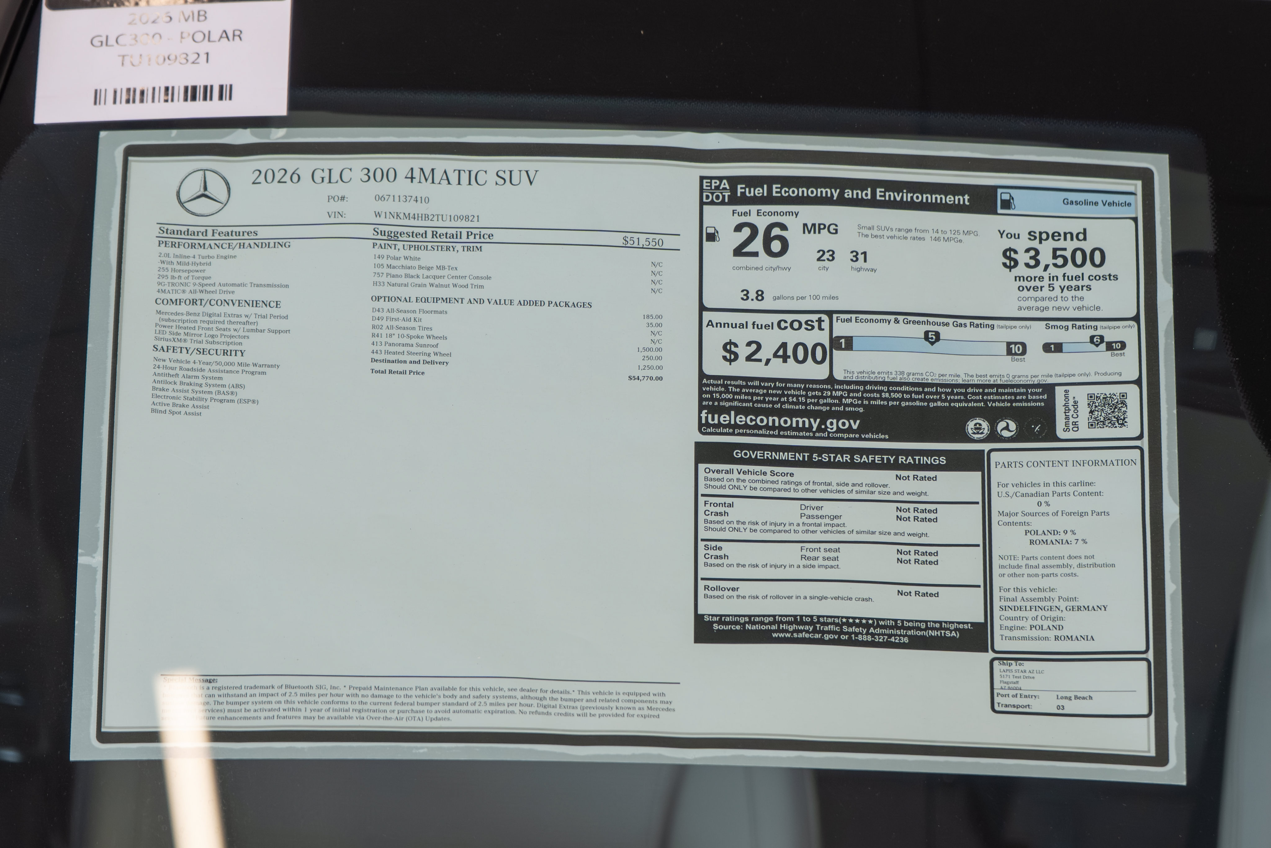 Certified 2026 Mercedes-Benz GLC 300 4MATIC image 35